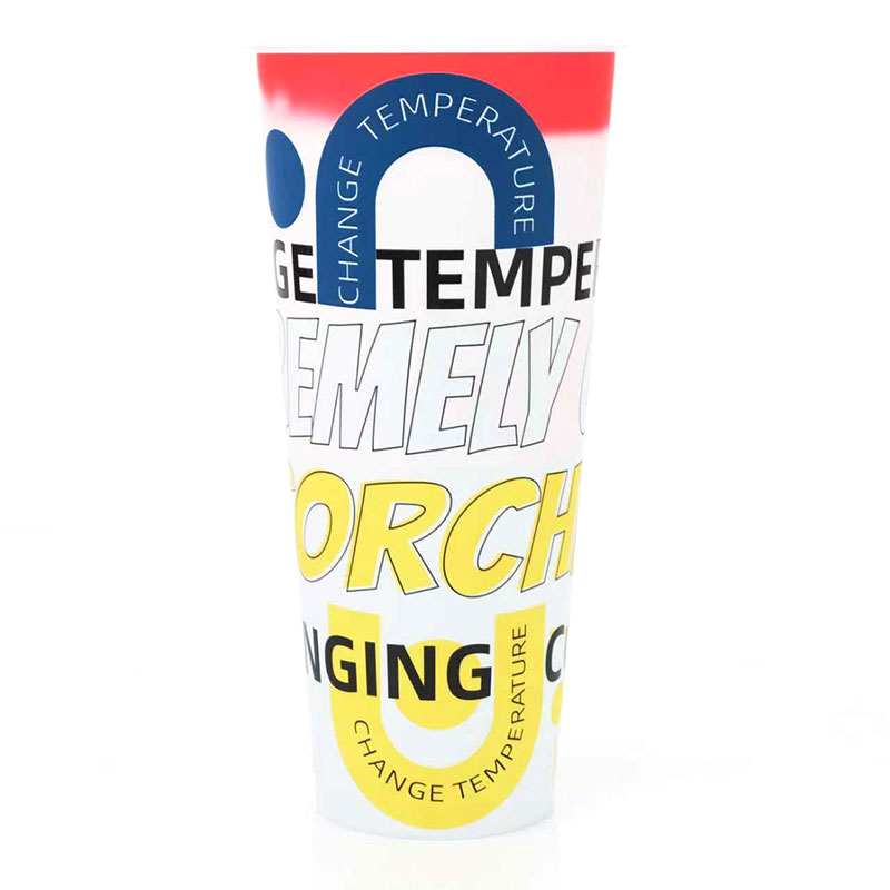 Enjeksiyon PP IML Soğuk Su Renk Değişimi Bardağı