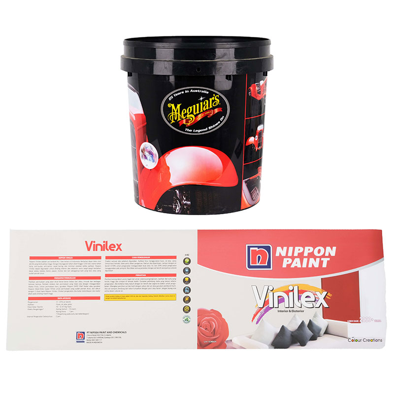 Kalıp Etiketinde Yağlı Boya Kovası Enjeksiyon Kalıplama