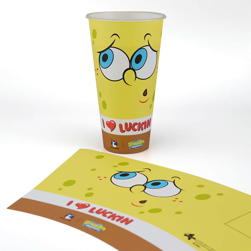 PP Enjeksiyon Kalıplama Tam Baskı İçecek Bardağı